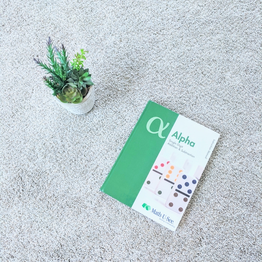 ⭐ Math-U-See Alpha Instruction Manual NWOT⭐